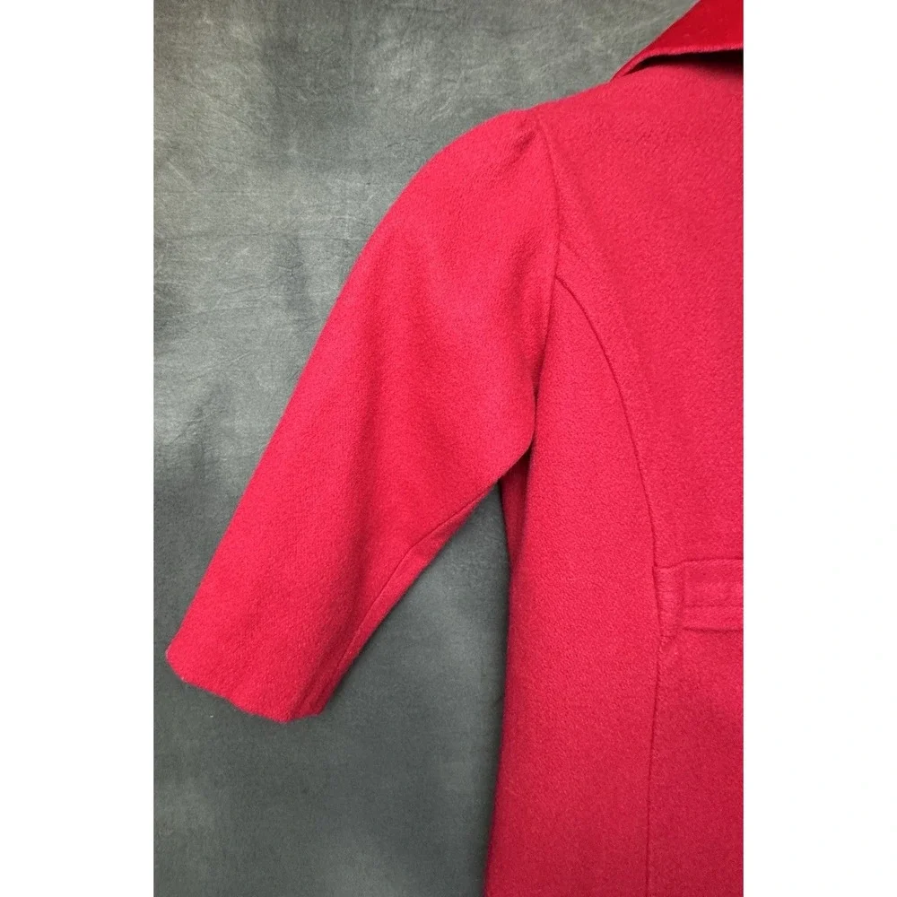 Baby Gap‎ Toddler Coat Size 4 years Peacoat  Red Winter Jacket Wool Blend NWT